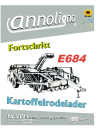 Fortschritt Landmaschinen Kartoffelrodelader Typ E 684 Bild- Ersatzteilliste & Explosionszeichnungen - annoligno 519